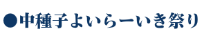 WEB種子島　中種子よいらーいき祭り